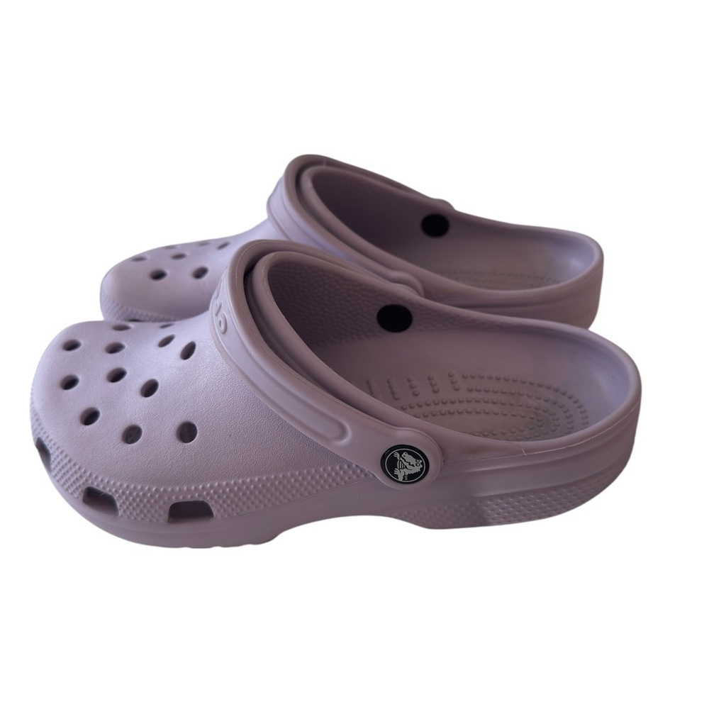 Crocs Classic Slip on lavender with strap Men size 6 Women Size 8  Comfort - Picture 3 of 8